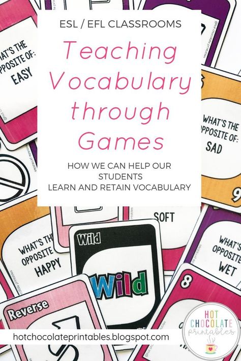 Didactic Games, Ell Games, English Vocabulary Games, Sign Language Phrases, Grammar Games, Favourite Teacher, Vocabulary Instruction, Esl Vocabulary, Teaching Vocabulary