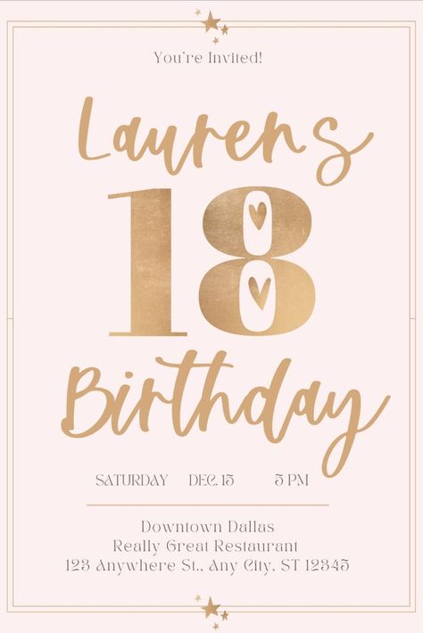 18th Birthday Invitation Ideas, 18th Birthday Invitation Templates, Birthday Ideas 18th, 18th Birthday Invitation Card, Birthday Invitation Card Ideas, Invitation Card Ideas, 18th Birthday Ideas, 18th Birthday Party Ideas, 18th Birthday Cards