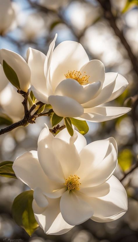 Magnolia Wallpaper, White Lotus Flower, Easy Flower Painting, Flower Close Up, Lovely Flowers Wallpaper, White Magnolia, Magnolia Trees, Flower Art Images, Floral Photography