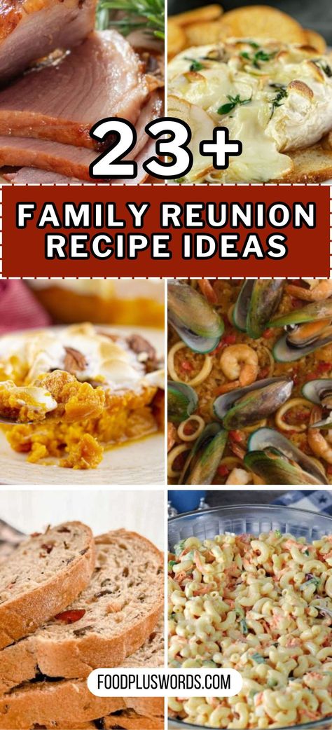 Get set for your family reunion with our lineup of food ideas. From savory mains to tempting desserts, we've got recipes for every palate. Whip up crowd-pleasing dishes that'll satisfy hungry guests at your outdoor event. With easy-to-follow recipes and tasty sides, meal prep is a cinch. Get ready to make lasting memories with these simple yet delicious dishes. Reunion Recipes, Family Reunion Meal Ideas, Reunion Food Ideas, Family Reunion Recipes, Family Reunion Food Ideas, Family Reunion Food, Green Bean Casserole Crock Pot, Vegan Carrot Cakes, Quick Weeknight Dinners