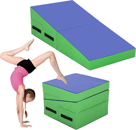 At Home Gymnastics Equipment, Gym Wishlist, Gymnastics Mats For Home, Dance Bedroom, Gymnastics Equipment For Home, Tumbling Mat, Gymnastics Mat, Gymnastics Room, Gymnastics Stuff