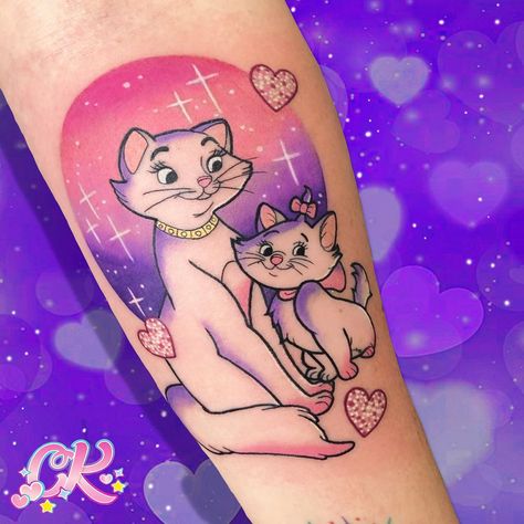 Aristocats Tattoo, Marie From Aristocats, Tattoos And Piercings, Perth, I Tattoo, This Weekend, Vault Boy, Flash, Tattoos