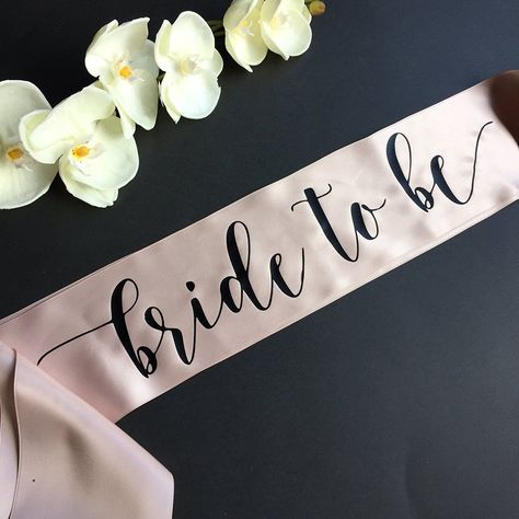 Best Bridal Sashes For The Bride-To-Be Bride Sash Bachelorette, Sash Bachelorette, Bride Sash, Bridal Shower Sash, Personalized Sash, Bachelorette Party Sash, Bridal Shower Gifts For Bride, Bachelorette Sash, Bridesmaid Sash