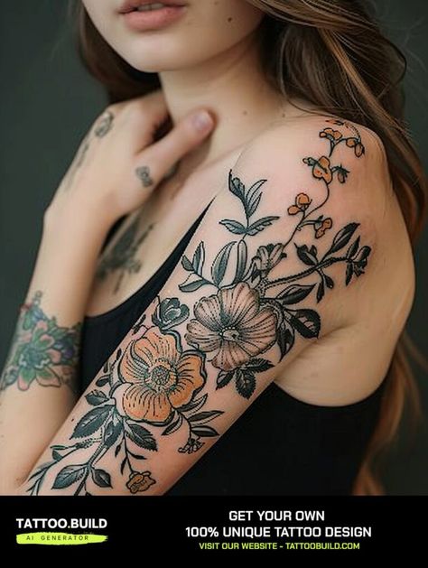 Stylish Womens Half Sleeve Tattoo Ideas for Your Next Ink Adventure Half Sleeves Tattoo For Women, Half Sleeve Tattoos For Women Meaningful, Womens Half Sleeve Tattoo Ideas, Half Sleeve Ideas, Womens Half Sleeve Tattoo, Half Sleeve Tattoo Upper Arm, Half Sleeve Tattoo Ideas, Womens Half Sleeve, Classy Tattoo