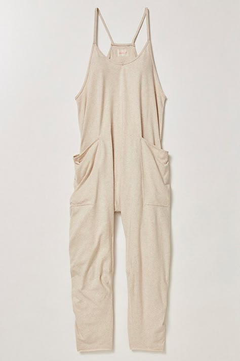 This soft and comfy onesie features a slouchy, relaxed-fitting design with a dropped crotch and convenient side pockets. **Fit:** Effortless and oversized silhouette. Meant to be loose for layering. **Features:** Racerback silhouette, oversized patch pockets, dropped armholes **Why We | Hot Shot Onesie by FP Movement at Free People, Oatmeal Heather, XL Free People Romper Jumpsuits, Free People Clothes, Free People Onsie, Free People Jumpsuit Outfit, Ava Outfit, Free People Onesie, Free People Hot Shot Onesie, Free People Jumper, Light Grey Leggings