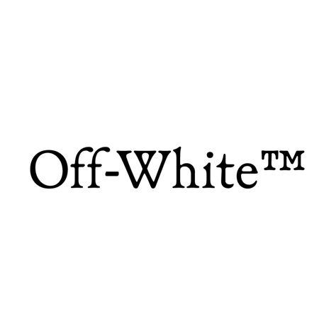 Free download Off-White logo Off White Clothing Brand, Off White Aesthetic, Bd Cake, Tm Logo, Off White Wallpapers, Off White Clothing, Logo Yellow, Off-white Logo, Black And White Logos