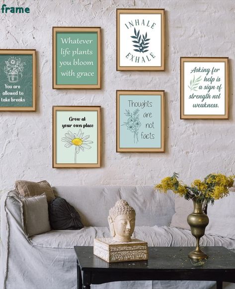 9 Pcs Mental Health Posters Boho Therapy Office Decor Motivational Poster Counselor Inspirational Posters Counseling Posters Therapy Posters Positive Psychology Poster for Wall Classroom, 8 x 10 Inch (Green) Counseling Posters, Psychology Posters, Health Posters, Mental Health Posters, Therapy Office Decor, Therapy Office, Motivational Poster, Positive Psychology, Inspirational Posters