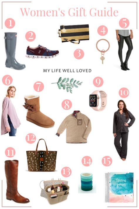 This gift guide includes all the awesome gift ideas that should be on YOUR Christmas wish list based on the trendiest & most practical items this season! Leather Christmas Gifts, Community Event Ideas, Christmas Wishlist Ideas, Purse Organizer Insert, Gift Guide Women, Unique Holiday Decor, Holiday Home Tour, Mom Lifestyle, Wishlist Ideas