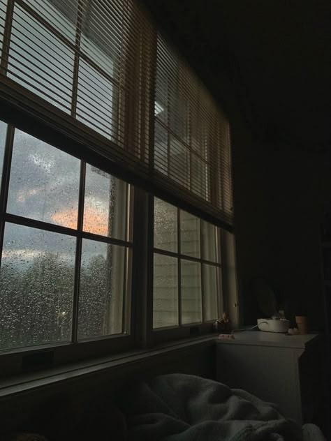 Rainy Day Inside Aesthetic, Rainy Window Photography, Rainy Window Aesthetic, Landscape Widget, Rainy Day Window, I Belong Deeply To Myself, Attached To Someone, Night Time Vibes, Calm Photos