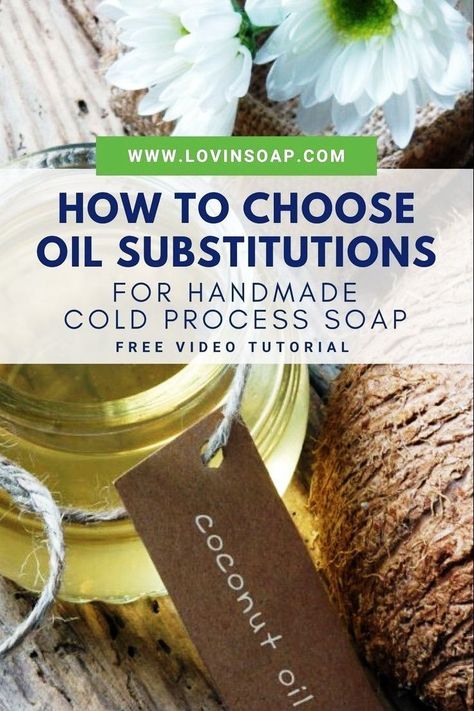 Do you know how to choose oil substitutions for your handmade cold process soap recipes? Let me show you! Watch my video where I walk you through utilizing our FREE Fatty Acid Profiles chart to find a great replacement oil! It's not as scary as it may sound. Click to check it out, then find the Fatty Acid Profiles Chart on the same page as our free Soap Making Oil Chart resource at LovinSoap.com Please let me know if you found this helpful! Oil Substitutions, Natural Soap Colorants, Liquid Soap Making, Soap Making Tutorials, Natural Soaps Recipes, Oil Substitute, Homemade Body Butter, Cold Process Soap Recipes, Soap Tutorial