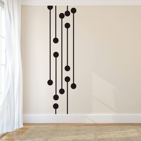 20 Geometric Decals That Are Trending Now Geometric Decals, Modern Wall Stickers, Modern Wall Decals, Stick Wall Art, House Wall Design, Wall Art Decal, Digital Circuit, Bedroom Wall Designs, Bedroom Wall Paint