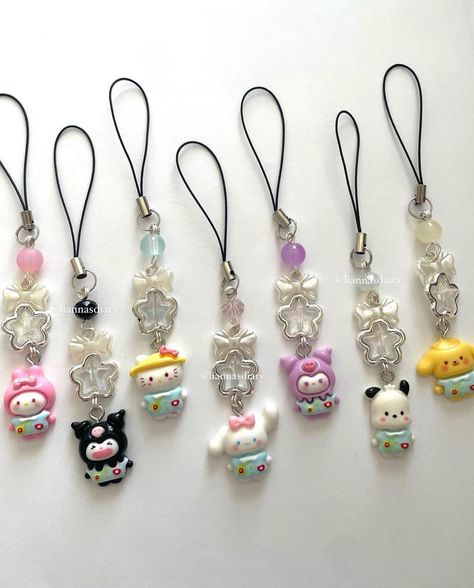 sanrio phone charms ♡ ────୨ৎ──── — ♡ ✧ my melody - $7 ✧ kuromi (black) - $7 ✧ hello kitty - $7 ✧ cinnamon roll - $7 ✧ kuromi (purple) - $7 ✧ pochacco - $7 ✧ pompompurin - $7 —— ۫꣑ৎ *all items are 10% off for ERHS students * price does not include shipping ⋆˚࿔ payment methods 𝜗𝜚˚⋆ ⌗ apple pay, cash app, venmo & cash read info highlight to purchase ! ✉️ . . . #smallbusiness #beadedjewelry #sanrio #sanriophonecharms #phonecharms #beadedphonecharms #sanriocharacters #hellokittycharms #... Sanrio Phone Charm, Sanrio Beads, Apple Pay Cash, Aesthetic Charms, Sanrio Charms, Keyring Ideas, Kuromi Black, Cute Phone Charms, Kuromi Purple