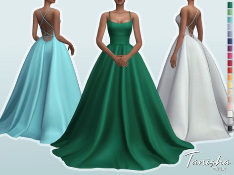 Sifix's Tanisha Dress | sims 4 cc custom content #ts4cc clothing , wedding dress or formal gown Sims 4 Wedding Outfits, Sims 4 Cc Maxis Match Formal Dress, Sims 4 Cc Clothes Female Dress Formal, Sims 4 Cc Sifix Dress, Sims 4 Cc Dresses Weddings, Sims4 Cc Formal Dress, Formal Clothes Sims 4 Cc, Sims 4 Gown Maxis Match, Wedding Dress Sims 4 Maxis Match