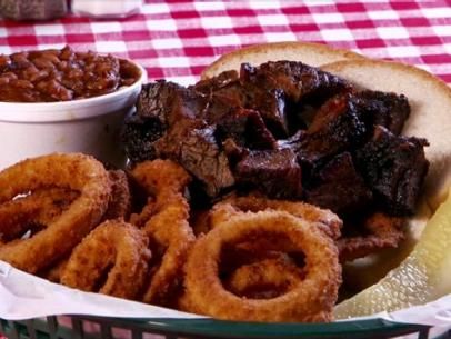 Kansas City-Style Burnt Ends Recipe | Food Network Burnt Ends Recipe, Dove Recipes, Brisket Burnt Ends, Burnt Ends, Deep Fryer, Smoker Recipes, Smoked Pork, Smoked Food Recipes, Beef Brisket