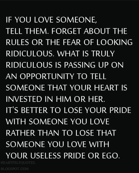 If you love someone, tell them... Love And Life Quotes, Overcoming Jealousy, Cute Quotes For Him, Relationship Quotes For Him, Couples Quotes Love, Cute Couple Quotes, Love Someone, Top Quotes, If You Love Someone