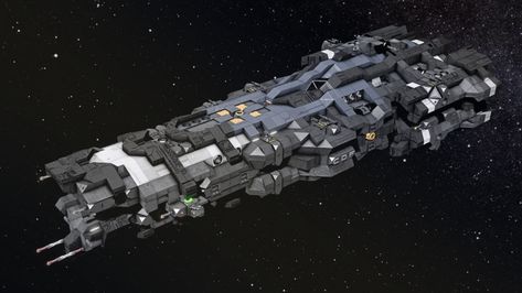 Steam Workshop::CDF Aventine-class Destroyer - SE Outlands Space Engineers Game, Spaceship Reference, Ion Thruster, Space Engineers, Conveyor System, Space Battleship, Oxygen Tanks, Concept Ships, Backup Camera