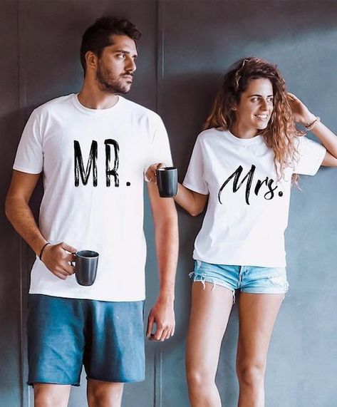 Mr And Mrs Shirts, Just Married Shirts, Mrs Shirts, Anniversary Shirts, Cute Couple Shirts, Married Shirt, Groom Shirts, Mrs Shirt, Honeymoon Shirts