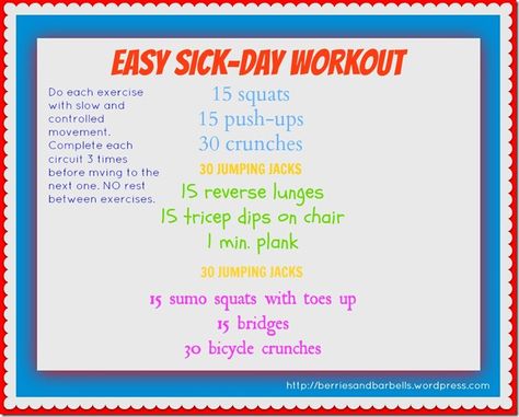 This is an awesome workout to do when your not feeling great but you still want to get some exercise! Workout When Sick, Sick Day Essentials, 30 Minute Hiit Workouts, 30 Minute Hiit, Workout With Dumbbells, Workout Labs, Sick Day, Belly Fat Diet, Fit Girl Motivation