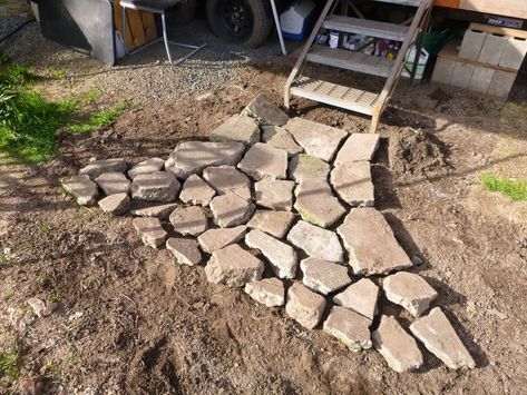 Urbanite Patio, Urbanite Patio Recycled Concrete, Install Pavers Over Dirt, Utility Sheds, Bathroom Exhaust Fan, Elm Street, Micro House, Solar Charging, Yoga Room