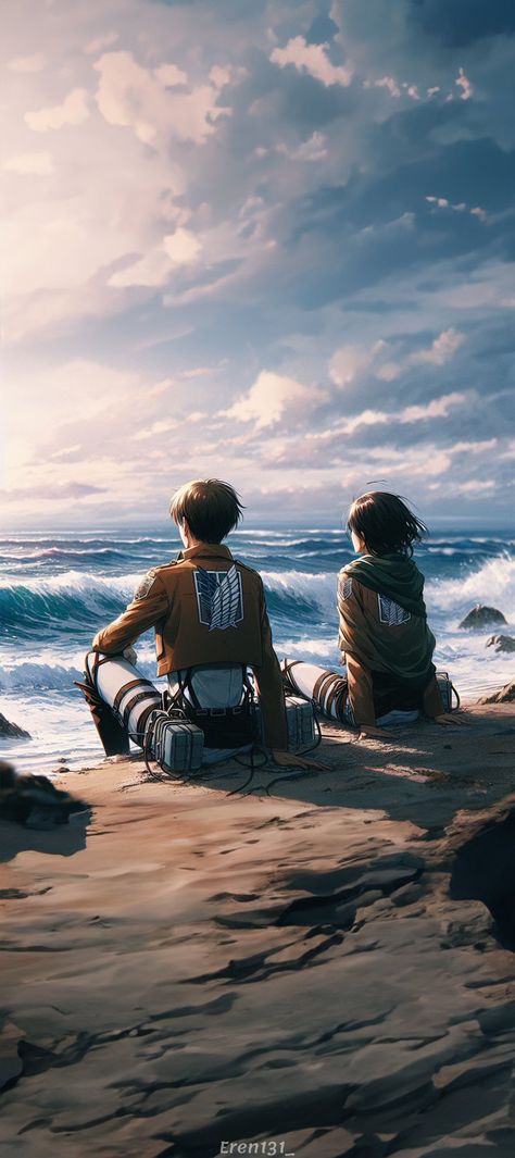 Aot Wallpaper, Attack On Titan Series, Hd Dark Wallpapers, Eren Aot, Aot Anime, Anime Lock Screen Wallpapers, Attack On Titan Aesthetic, Eren X Mikasa, Eren And Mikasa