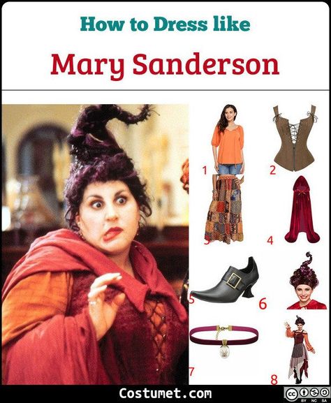 Mary Sanderson Costume Diy, Sanderson Sisters Costumes Diy, Hocus Pocus Costume Diy, Mary Sanderson Costume, Sanderson Sisters Costumes, Hocus Pocus Halloween Costumes, Hermanas Sanderson, Sister Halloween Costumes, Mary Costume