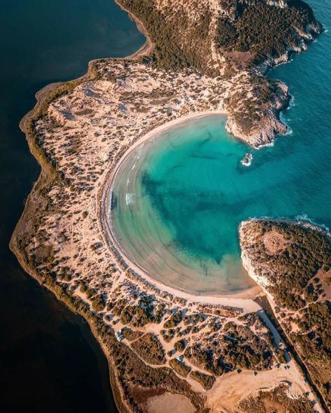 #voidokili #beach #greece Greece Swimming, Mythical Places, Luxury Greece, Cavo Tagoo Mykonos, Peloponnese Greece, Mykonos Beaches, Places In Greece, Greece Beach, Mykonos Greece