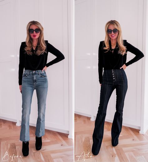 A Petite Women's Guide to Looking Taller and Slimmer - 3 Simple Tips You Shouldn't Miss! Outfit Petite Women, Look Taller And Slimmer, Chic Travel Outfit, Outfits For Petite, Outfit Petite, Fashion Tricks, Hourglass Fashion, Outfit Upgrade, Mom Fashion