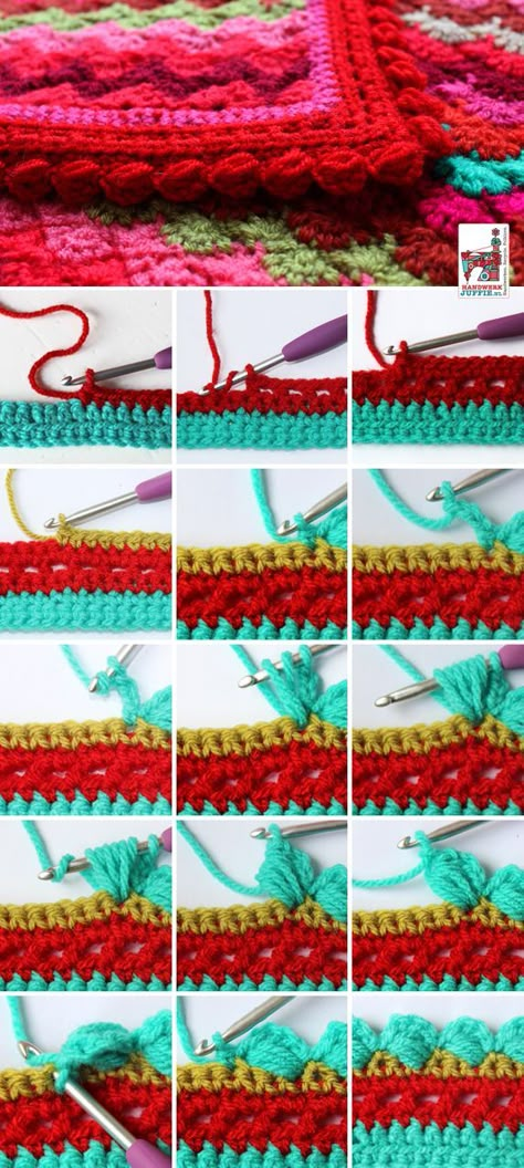 Crochet Edging Tutorial, Pattern Symbols, Crochet Blanket Border, Crochet Edging Pattern, Crochet Edge, Crochet Edging Patterns, Manta Crochet, Crochet Borders, Border Pattern