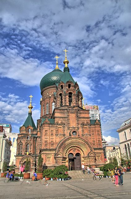 St Sofia Harbin China Heilongjiang China, Chinese Scenery, Harbin China, Houses Of The Holy, Cathedral Basilica, Church Pictures, Beautiful Churches, Cathedral Church, Harbin