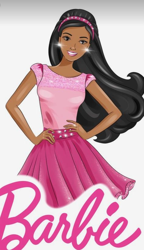 Black Barbie Cartoon, Black Barbie Wallpaper, Barbie Png, Barbie Wallpaper, Pregnancy Workout Plan, Pregnancy Fitness, Powerful Magic, Barbie Art, Fitness Plans