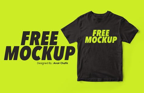 #freedownload #freemockup #freebies #freegraphics ~ Free Realistic T-Shirt Mockup comes with amazing details to showcase your apparel and branding design in professional way Tshirt Mockup Free, Mockup Template Free, Psd Template Downloads, Book Cover Mockup, Video Mockup, Mockup Downloads, Psd Template Free, Free Tshirt, Clothing Mockup