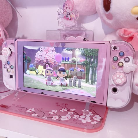 Kawaii Switch Case, Kawaii Nintendo Switch Case, Switch Case Aesthetic, Nintendo Switch Cute, Aesthetic Nintendo, Nintendo Switch Aesthetic, Cute Nintendo Switch, Cute Switch, Switch Aesthetic