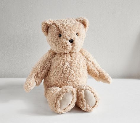 Stuffed Animals & Soft Plush Toys | Pottery Barn Kids Bear Pottery, Teddy Bear Nursery, Kids Bed Linen, Nursery Furniture Collections, Girl Nursery Bedding, Bear Nursery, Kids Pottery, Nursery Chair, St Jude