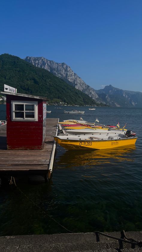 #sea #austria #aesthetic #gmunden #austria #boat Gmunden Austria, Austria Aesthetic, Summer Romance, Austria, Romance