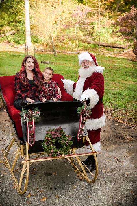 Wooden Christmas Yard Decorations, Sleigh Decor, Outdoor Christmas Photos, Farm Photoshoot, Photo Backdrop Christmas, Backdrop Christmas, Snowshoes, Santa Photos, Christmas Horses