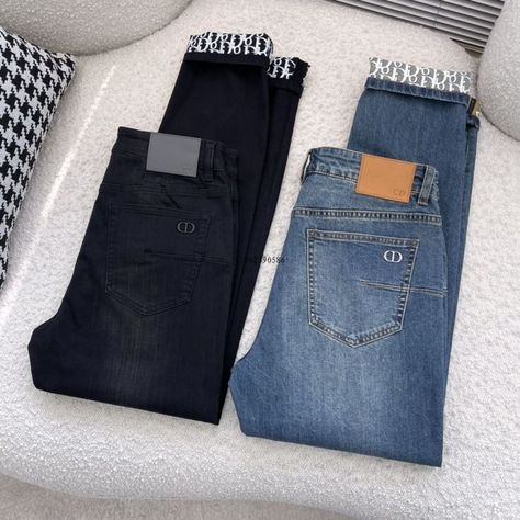 Dior Jeans, Chanel Jeans, Denim Inspiration, Mens Fashion Classic, Cute Lingerie, Mens Luxury Fashion, Girly Shoes, Jeans Kids, Dope Outfits