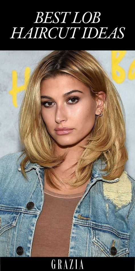 Best Lob Haircuts - What Is A Lob Haircut and How To Style It Long Lob Haircut Side Part, Lob Haircut Middle Part, Side Parted Lob, Celebrity Lob Hairstyles, Long Bob Haircuts Side Part, Lob Haircut Celebrities, Unstyled Lob, A Lob Haircut, Growing Out A Bob