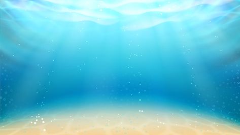 Under The Sea Background, Peaceful Ocean, Underwater Cartoon, Space Layout, Underwater Background, Fish Background, Underwater Ocean, Ocean Backgrounds, Water Illustration