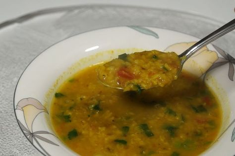 Homemade Daal (Dal, Dahl) Video Recipe: 9 Steps Yellow Dal, How To Make Yellow, Dahl Recipe, Yellow Lentils, Eggplant Dishes, Vegan Recipes Videos, Healthy Living Recipes, Dal Recipe, Two Step