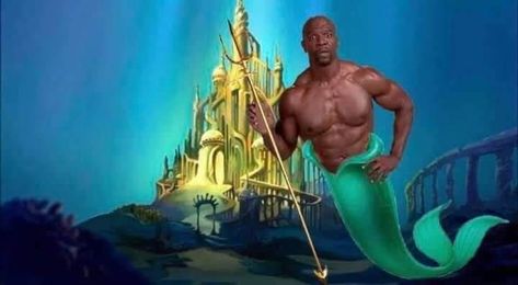 Terri Crews nominates himself for role of King Triton in Disney’s “The Little Mermaid” Modern Disney Characters, Disney Live, Terry Crews, Opening Credits, Modern Disney, Top Funny, What Can I Do, Animation Film, Best Funny Pictures