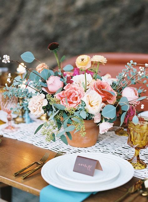 Arizona Desert Wedding Inspiration - Inspired By This Arizona Desert Wedding, Bohemian Bouquet, Southwest Wedding, Yosemite Wedding, Boda Mexicana, Boho Wedding Inspiration, Arizona Desert, Mexican Wedding, Desert Wedding