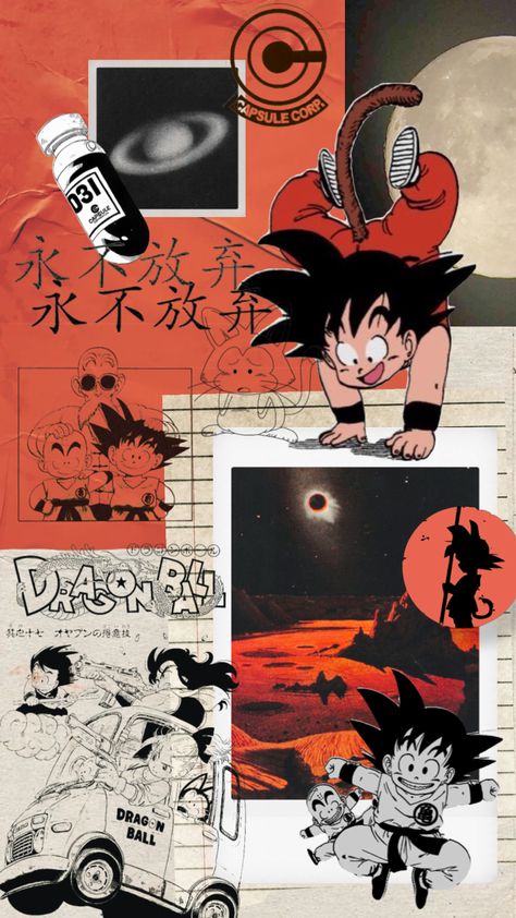 Dbz Aesthetic Wallpaper, Dragon Ball Aesthetic Wallpaper, Dragon Ball Background, Dbz Aesthetic, Dbz Wallpaper, Arte Wallpaper, Dragonball Goku, Dbz Wallpapers, Ball Image