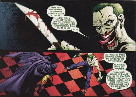 Batman # 680 | Written by Grant Morrison, pencils by Tony Daniel Batman Rip, Grant Morrison, Batman Joker, The Joker, Rich People, Crusades, Deadpool Videos, Dark Knight, Video Games Artwork