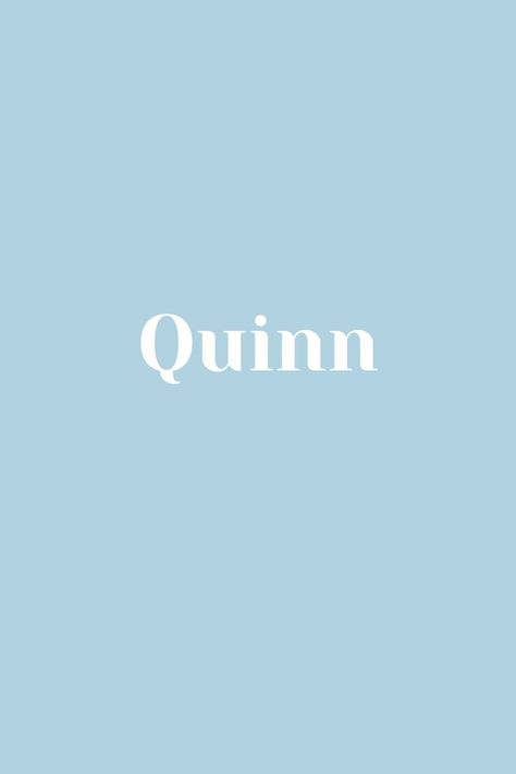 Quinn - Baby Name - Names That Start With Q Quinn Name, Baby Names