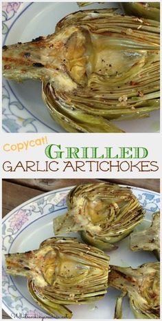 Bbq Artichoke Recipes, Chopped Artichoke Recipes, Artichoke Recipes Grilled, Artichoke Grilled, Garlic Artichoke, Steamed Artichokes, Artichoke Recipe, Grilled Garlic, Recipe Appetizers