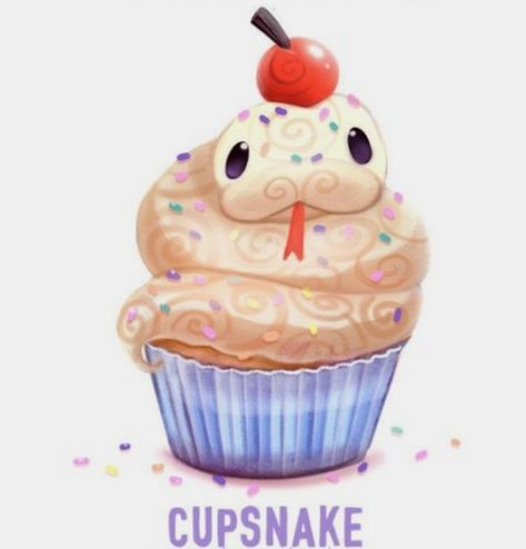 Akvarel Illustration, Piper Thibodeau, Snake Drawing, Fruit Animals, 귀여운 음식 그림, Animal Puns, Cute Reptiles, Cute Snake, Cute Kawaii Animals