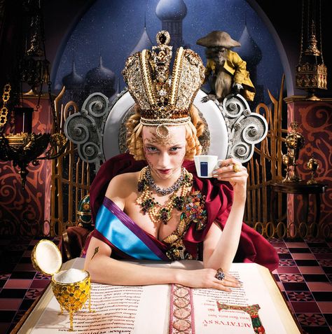 LAVAZZA 08 by haitz ekhi, via Behance Circus Mirror, Lavazza Calendar, David Lachapelle Photography, Mirror Mask, Lavazza Espresso, Lavazza Coffee, David Lachapelle, Coffea Arabica, Coffee Queen