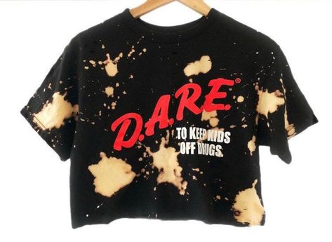 Dare Shirt, Dope Tees, High Fashion Outfits, Vintage Crop Tops, Gothic Outfits, Long Sleeve Crop Top, Mtv, A R, Really Cool Stuff