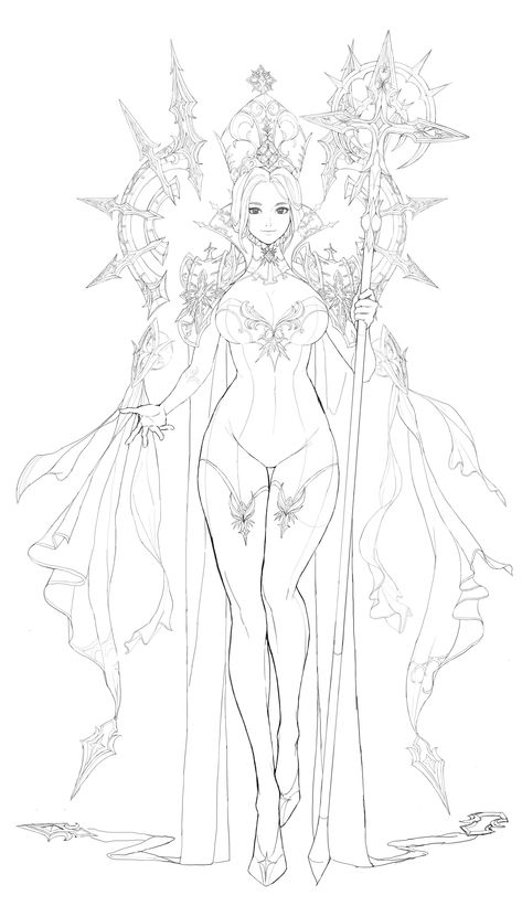 ArtStation - high priestess, brush dog Dnd Priest, Anime Priestess, Priestess Character Design, Priestess Art, High Priestess, Line Art Tattoos, Illustration Style, Art Tattoos, Drawing Inspo