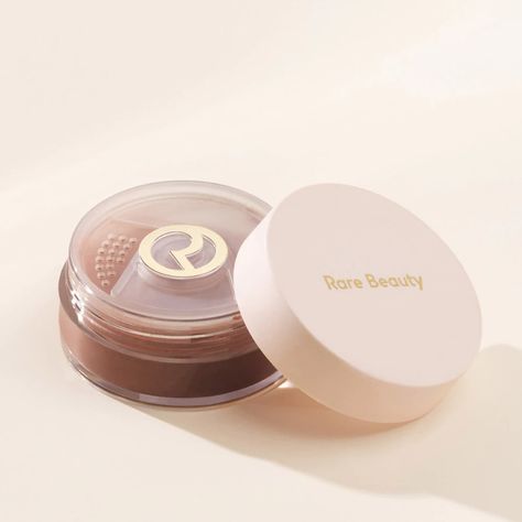 A Light Coverage Powder: Rare Beauty Always an Optimist Soft Radiance Setting Powder Best Drugstore Setting Powder, Drugstore Setting Powder, Rare Beauty Makeup, Best Powder Foundation, Setting Powders, Darker Skin Tones, Best Powder, Skin Images, Popsugar Beauty